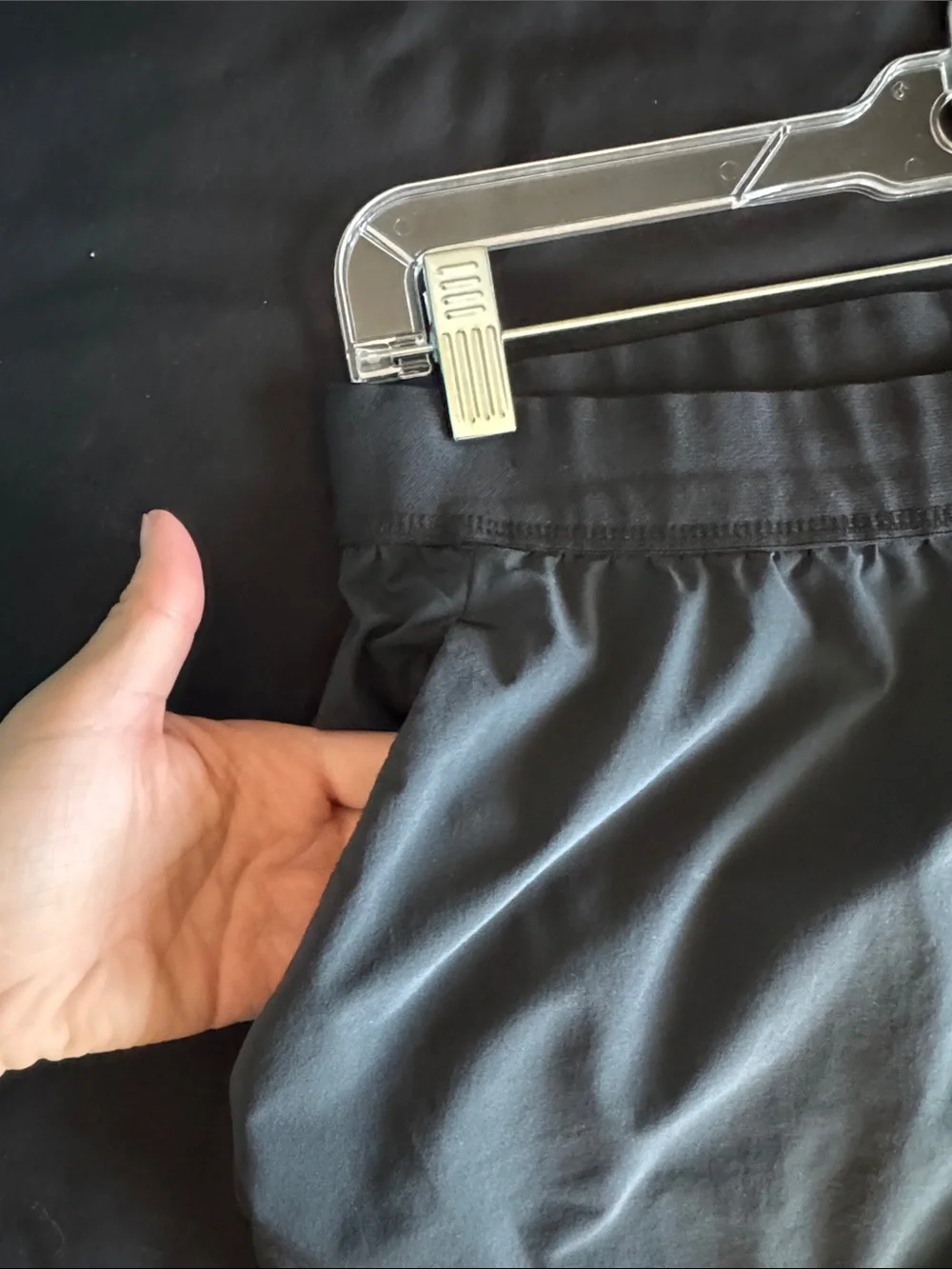 Nike Black Joggers with White Swoosh